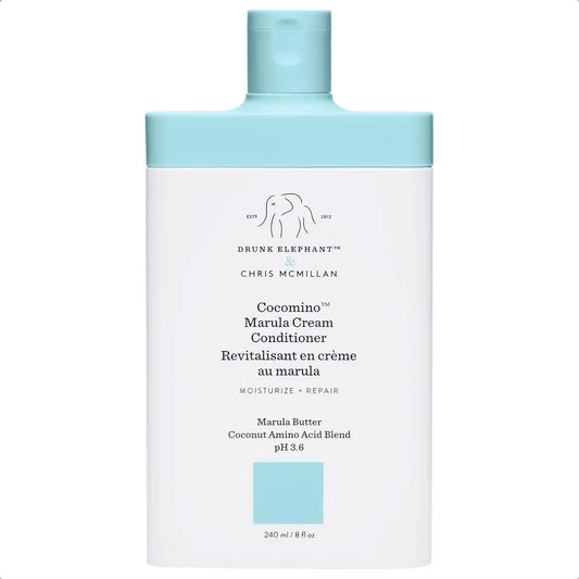 Drunk Elephant Cocomino Marula Cream Conditioner. Concentrated and Scalp-Friendly Nourishing Conditioner for Hair8 Fl Oz