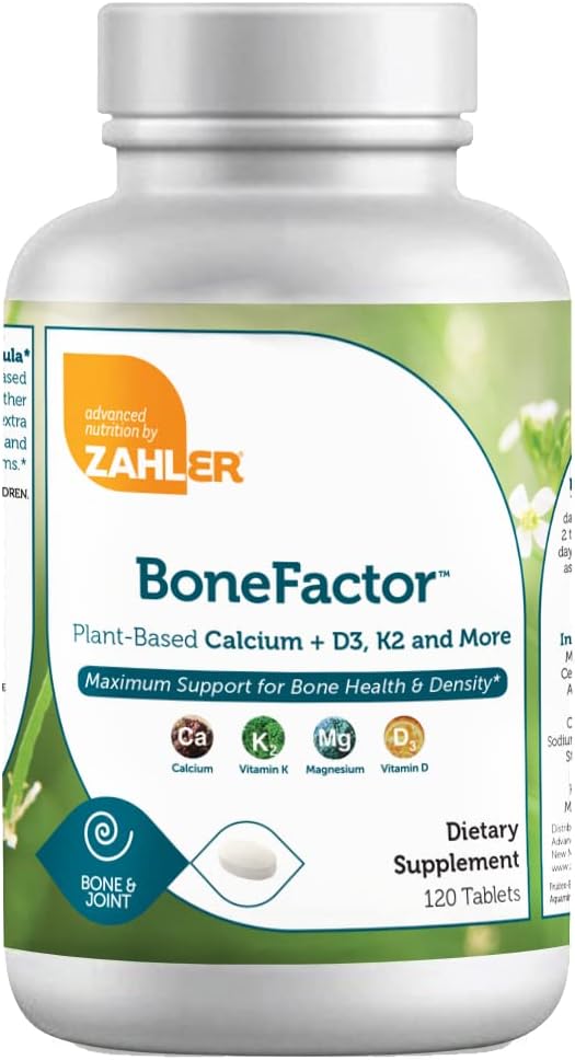 Zahler Bonefactor, Bone Strength Supplement - 120 Tablets