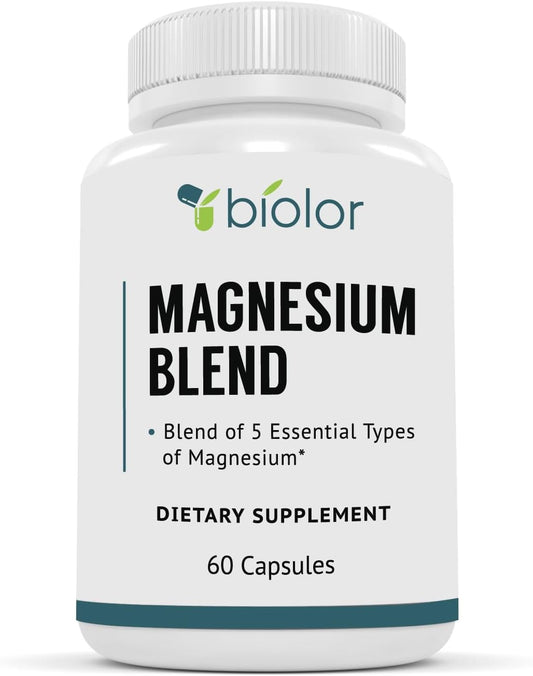 Biolor Magnesium Complex Supplement ,60 capsules