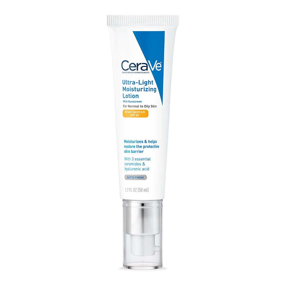 CeraVe Moisturizing Lotion Sunscreen and Face Moisturizer with Hyaluronic acid