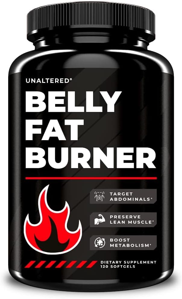 UNALTERED Fat Burner for Men - Lose Belly Fat, 90 count