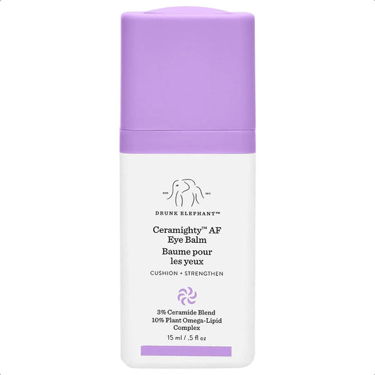 Drunk Elephant Ceramighty AF Eye Balm – Soothing, Strengthening Under Eye Cream, 0.5 Fl Oz