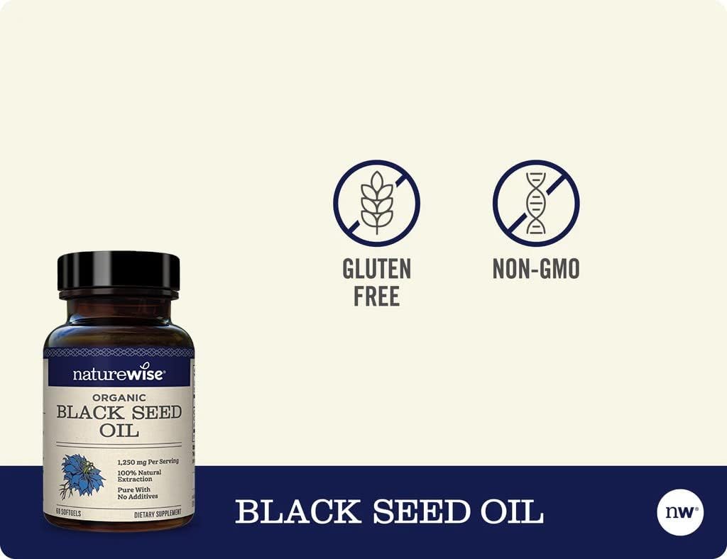 NatureWise Black Seed Oil 60 Count