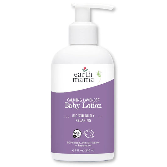 Earth Mama Calming Lavender Baby Lotion for Dry Skin