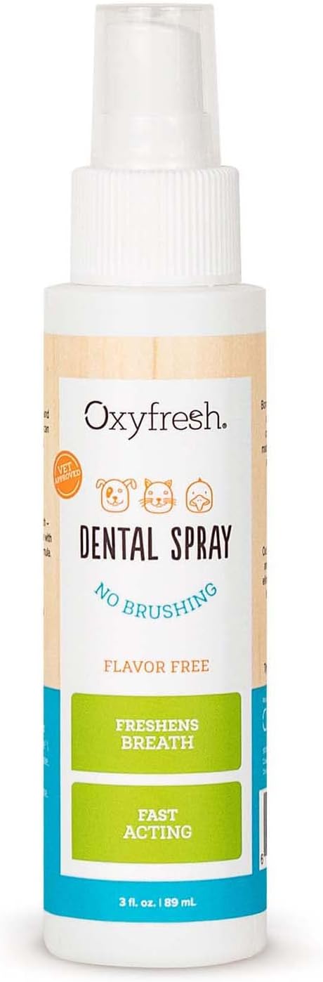 Oxyfresh Advanced Pet Dental Spray – Instant Pet Fresh Breath 3oz.