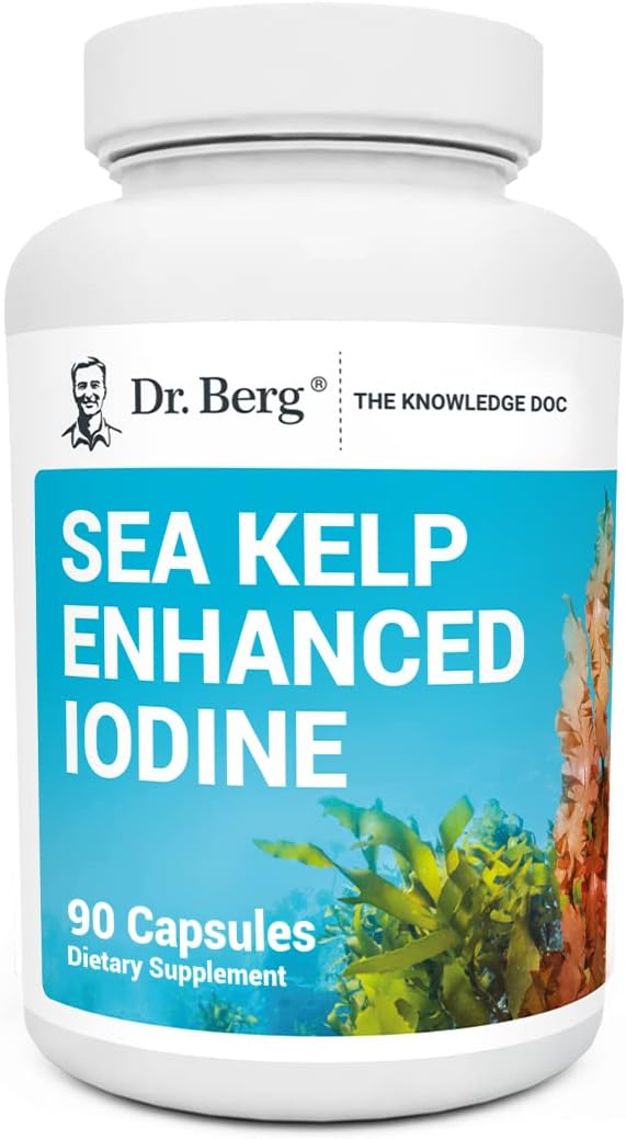 Dr. Berg's Sea Kelp Enhanced - Pure Healthy Thyroid 90 Capsules