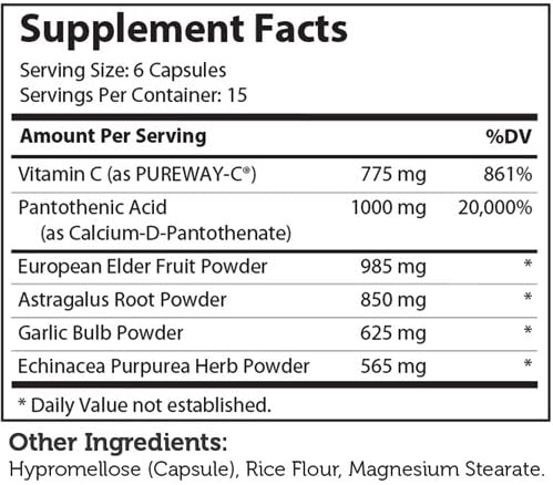 Zahler ImmunAbreve, Powerful Immune System Support,90 Capsules