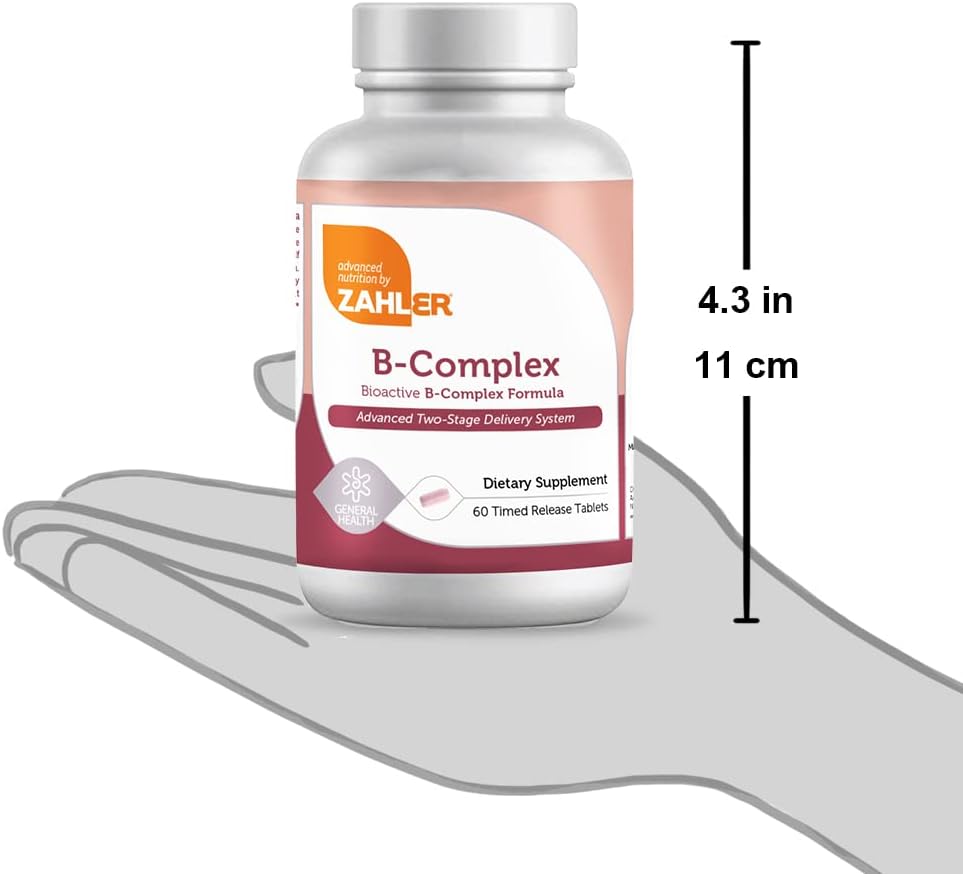 Zahler B Complex, Vitamin B Complex  - 60 Tablets