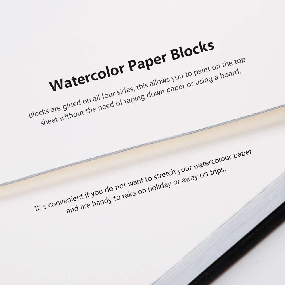 Paul Rubens Watercolor Paper Block, 20 Sheets