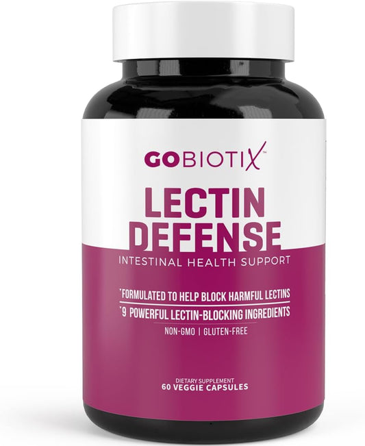 GOBIOTIX Lectin Defense - Lectin Blocker Supplement 60 Capsules