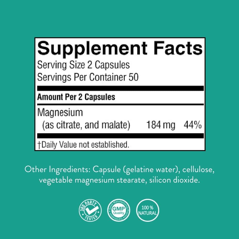 Nature’s Sunshine Magnesium Complex -100 Capsules