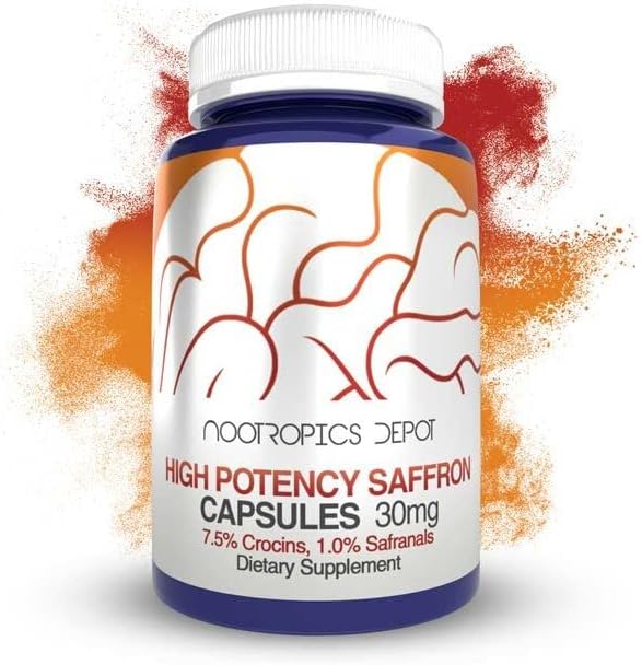 Nootropics Depot High Potency Saffron 60  Capsules