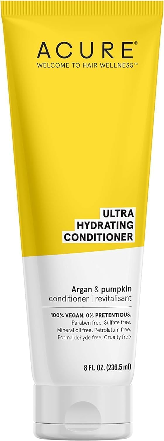 Acure Ultra Hydrating Conditioner , Yellow, pumpkin