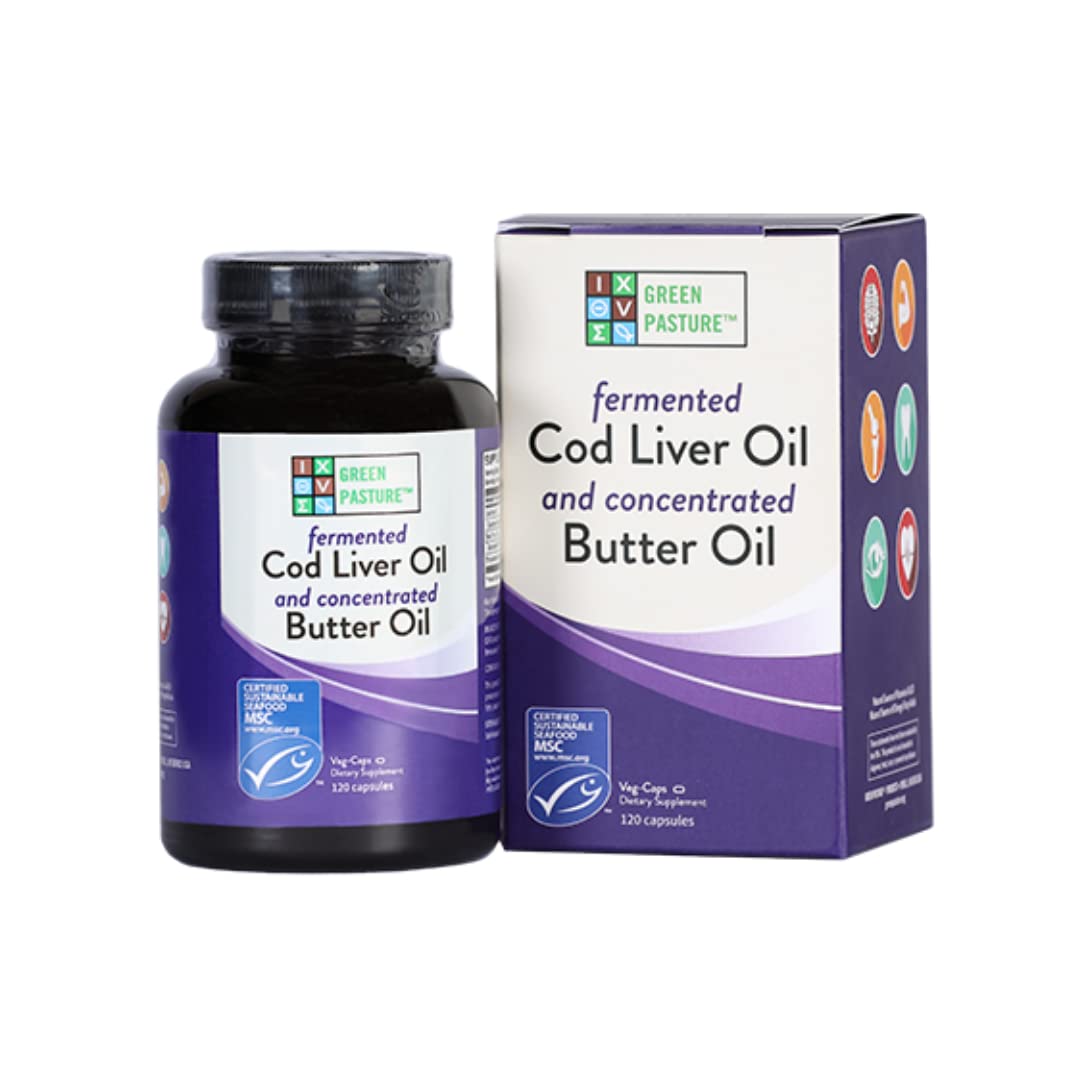 Fermented Cod Liver Oil Blend - 120 Capsules