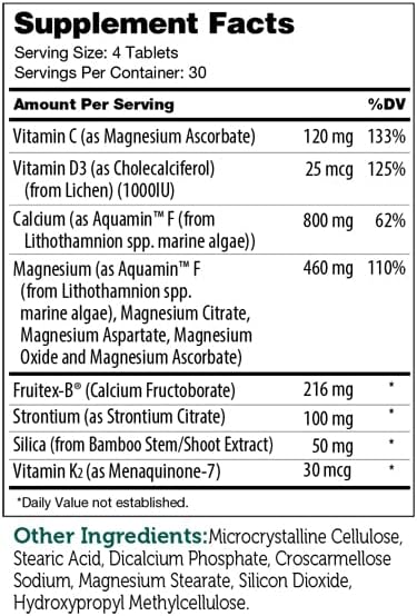 Zahler Bonefactor, Bone Strength Supplement - 120 Tablets