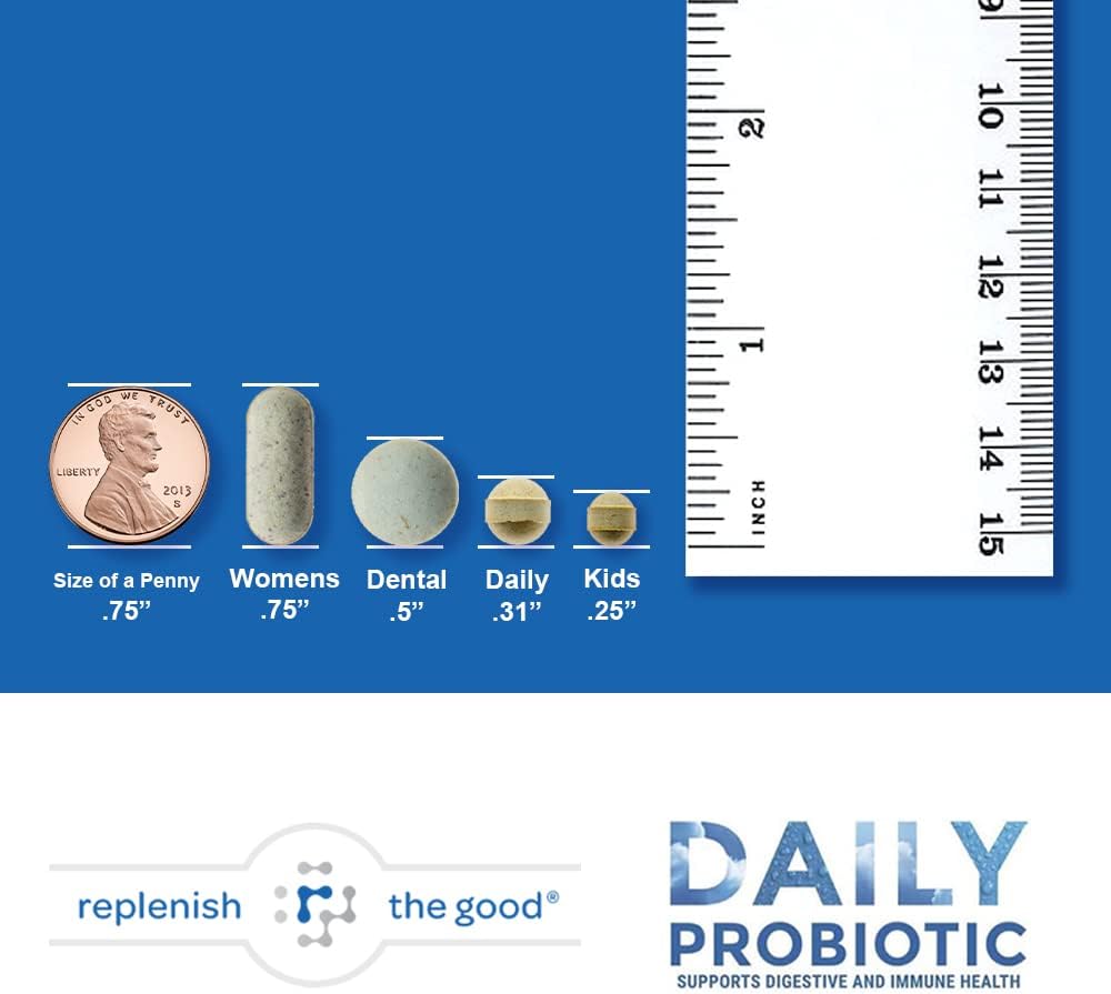 Replenish the Good Daily Adults’ Probiotic | Vegan Supplement 60 count