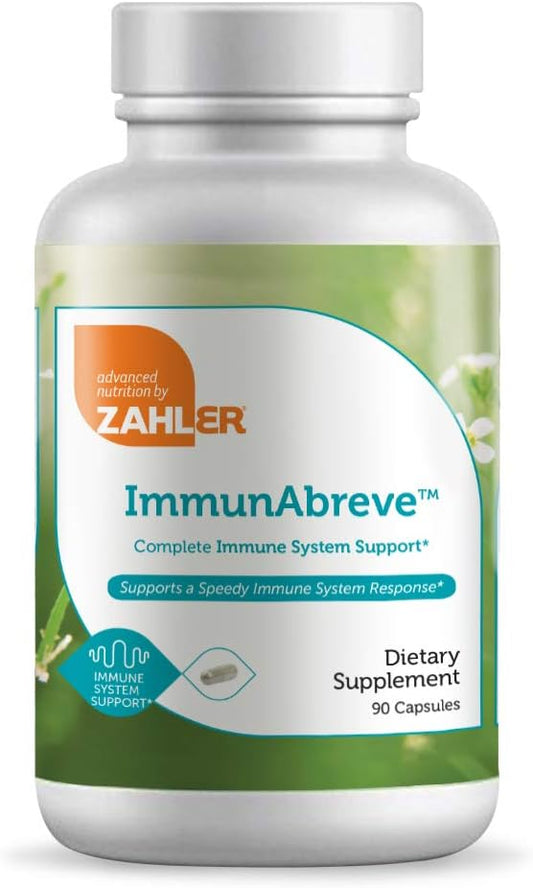 Zahler ImmunAbreve, Powerful Immune System Support,90 Capsules