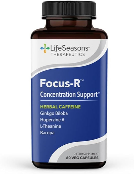 LifeSeasons - Focus-R - Concentration Support Supplement 60 Capsules