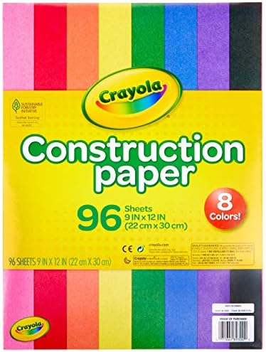 Crayola Construction Paper, 96 Sheets