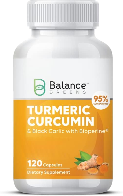 Turmeric Curcumin Black Garlic with Bioperine 120 capsules