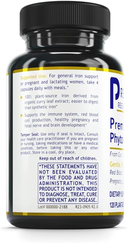 Premier Phyto-Iron, 120 Capsules