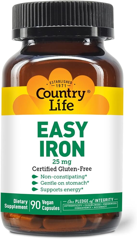 Country Life Easy Iron,  90 Vegetarian Capsules