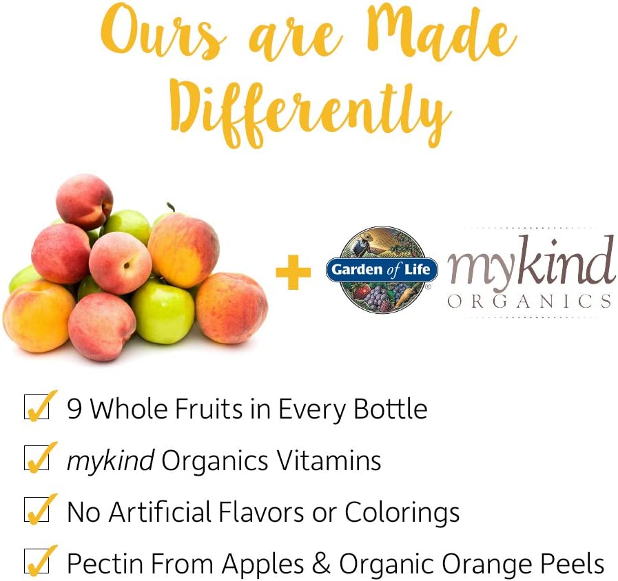 Garden of Life mykind Organics Men 40+ Gummy Vitamins, 40+Multi Berry, 120 Count