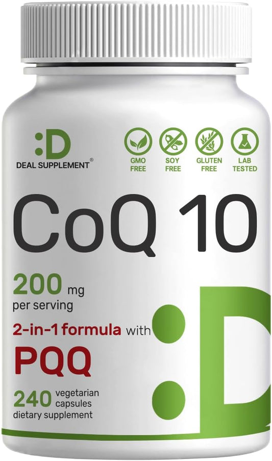 CoQ10  & PQQ , 240 Veggie Capsules