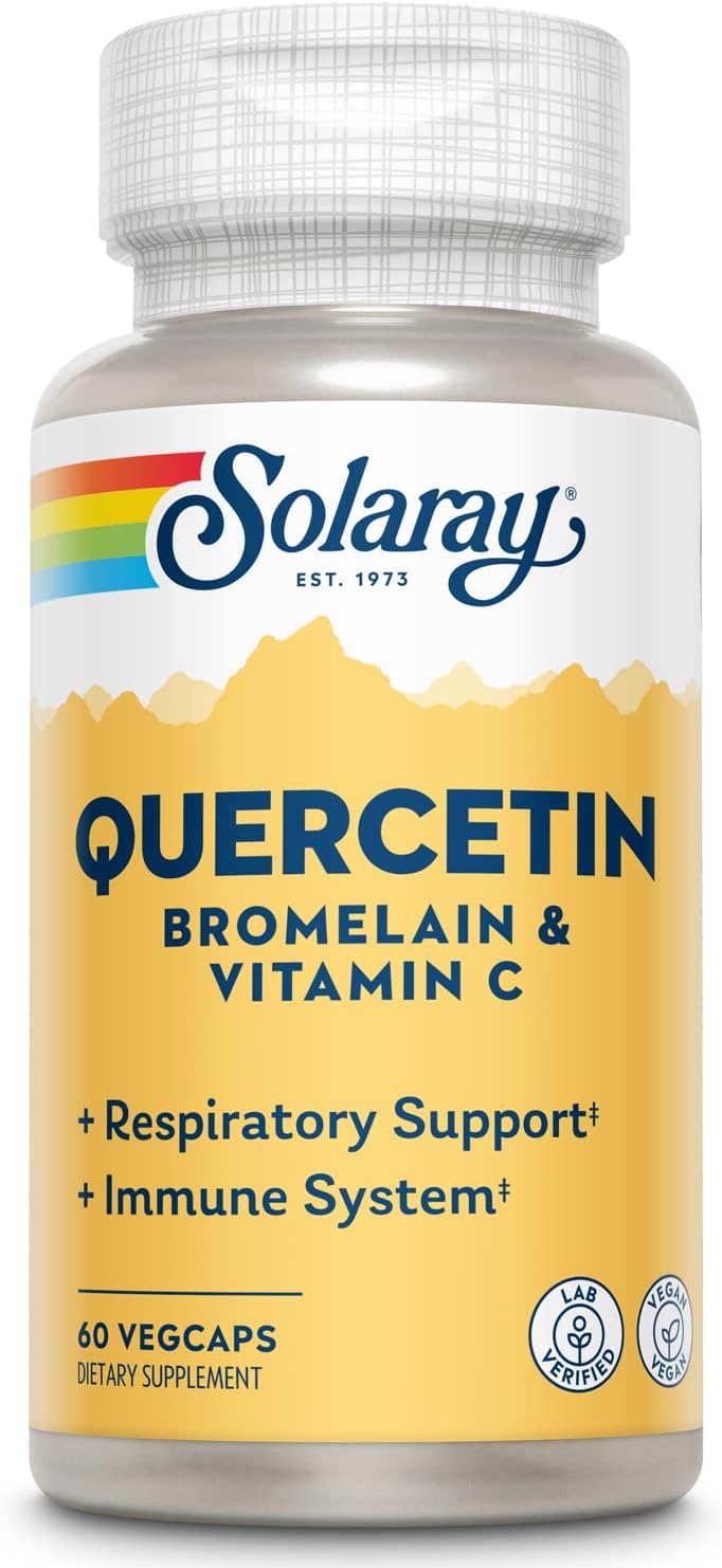 SOLARAY Quercetin Bromelain & Vitamin C 60 count