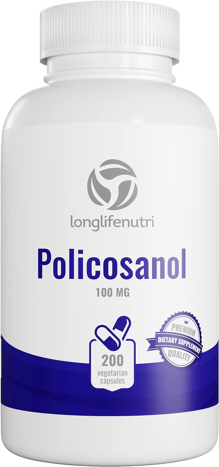 LongLifeNutri Policosanol  200 Vegetarian Capsules