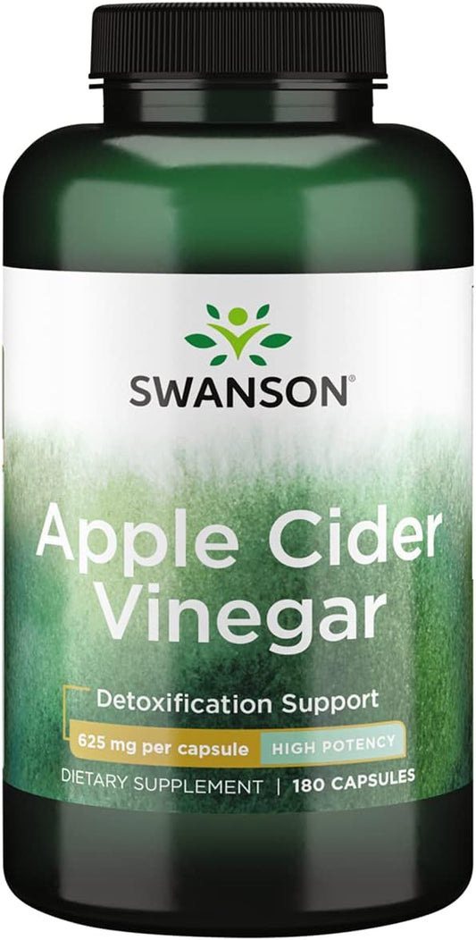 Swanson Apple Cider Vinegar Capsules -180 Capsules