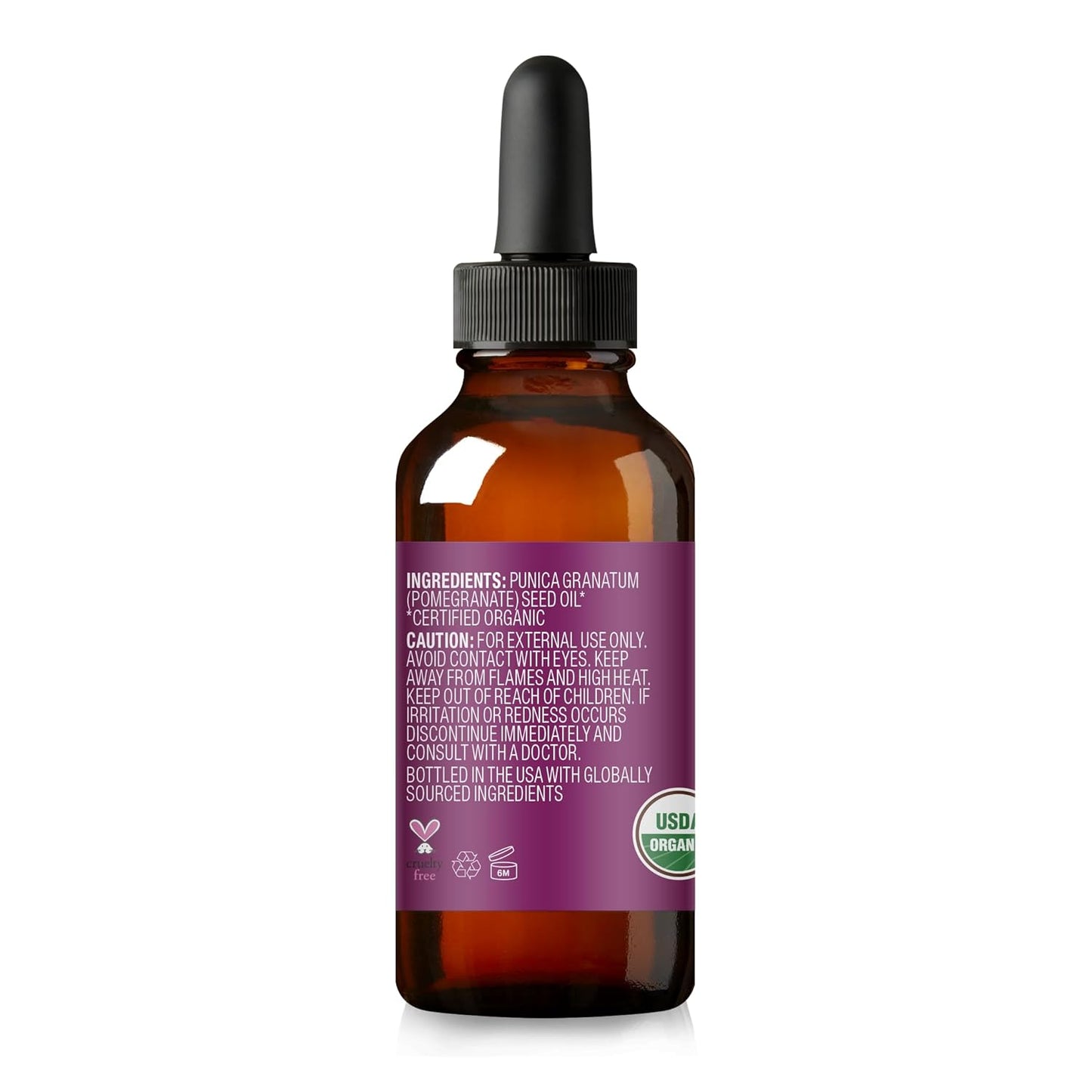 Cliganic Organic Pomegranate Seed Oil, 100% Pure - For Face, Skin