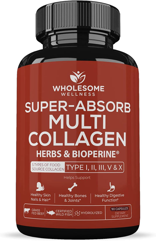 Super-Absorb Multi Collagen Pills 90 Capsules