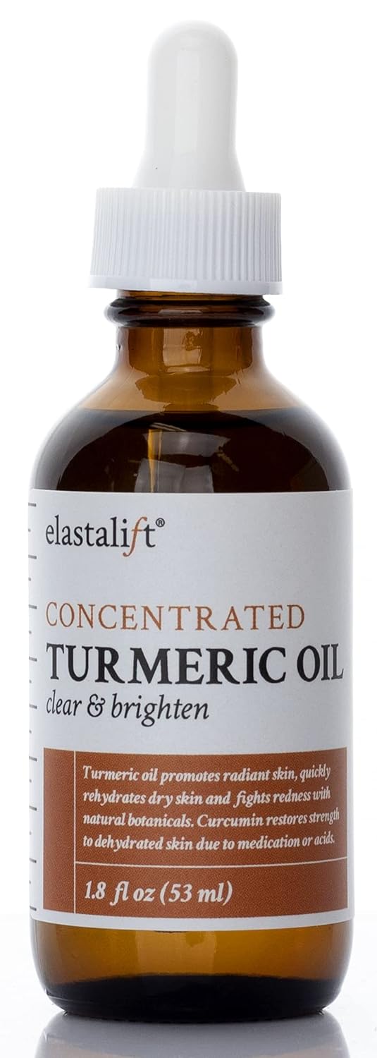 Elastalift Turmeric Oil Facial Skin Care Serum For Face. Antioxidant Moisturizer