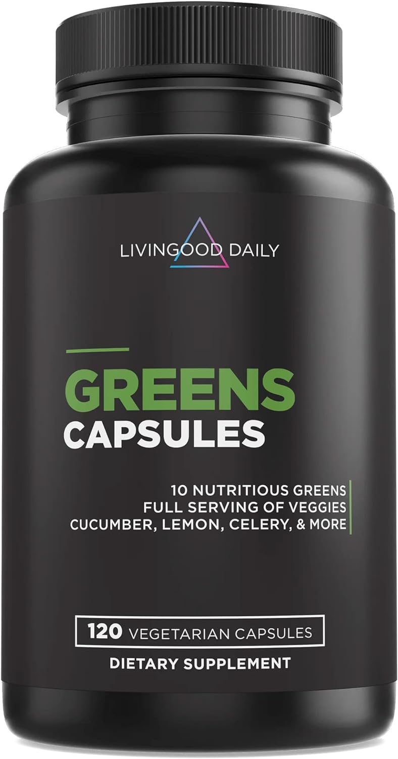 Livingood Daily Greens Capsules -120 Capsules