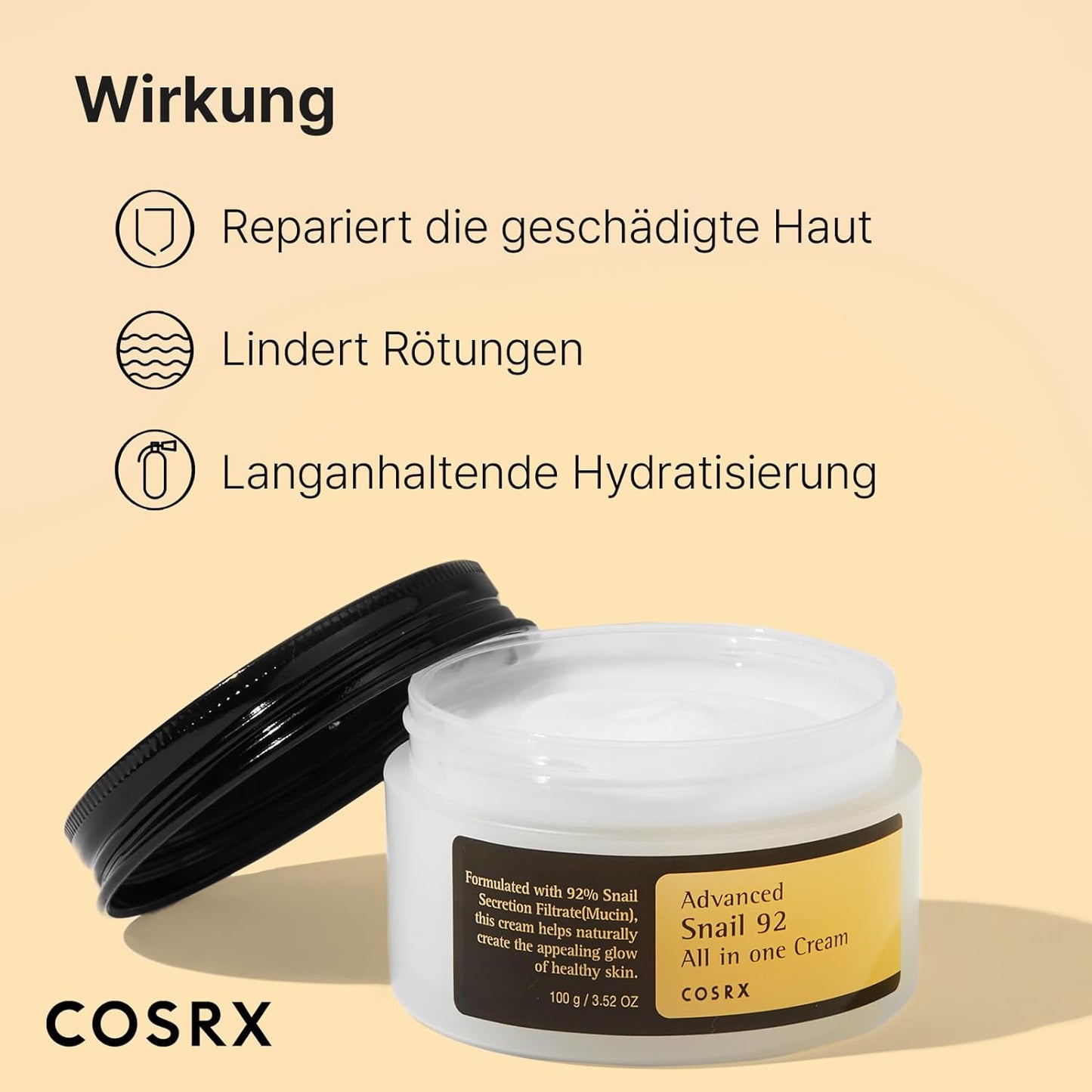 COSRX Snail Mucin Moisturizer  Daily Repair Face Gel Cream