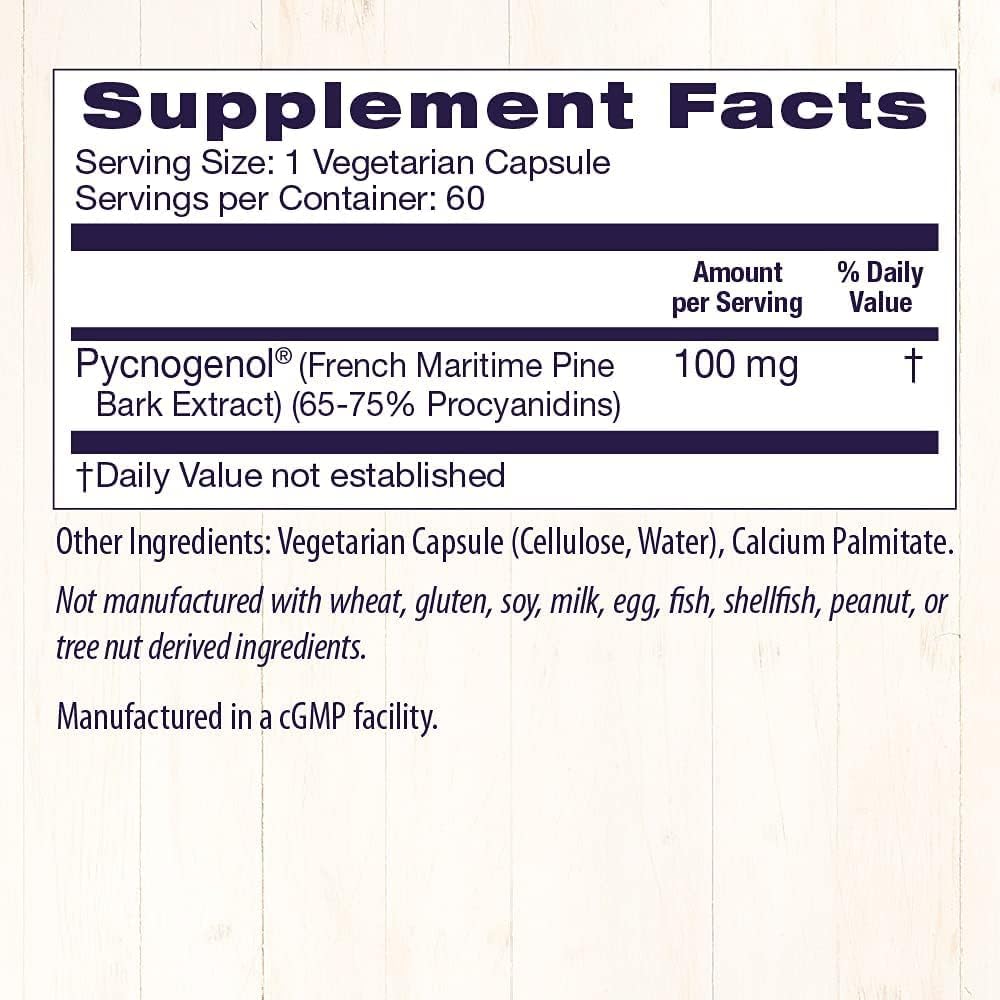 Healthy Origins Pycnogenol 60 Veggie Caps