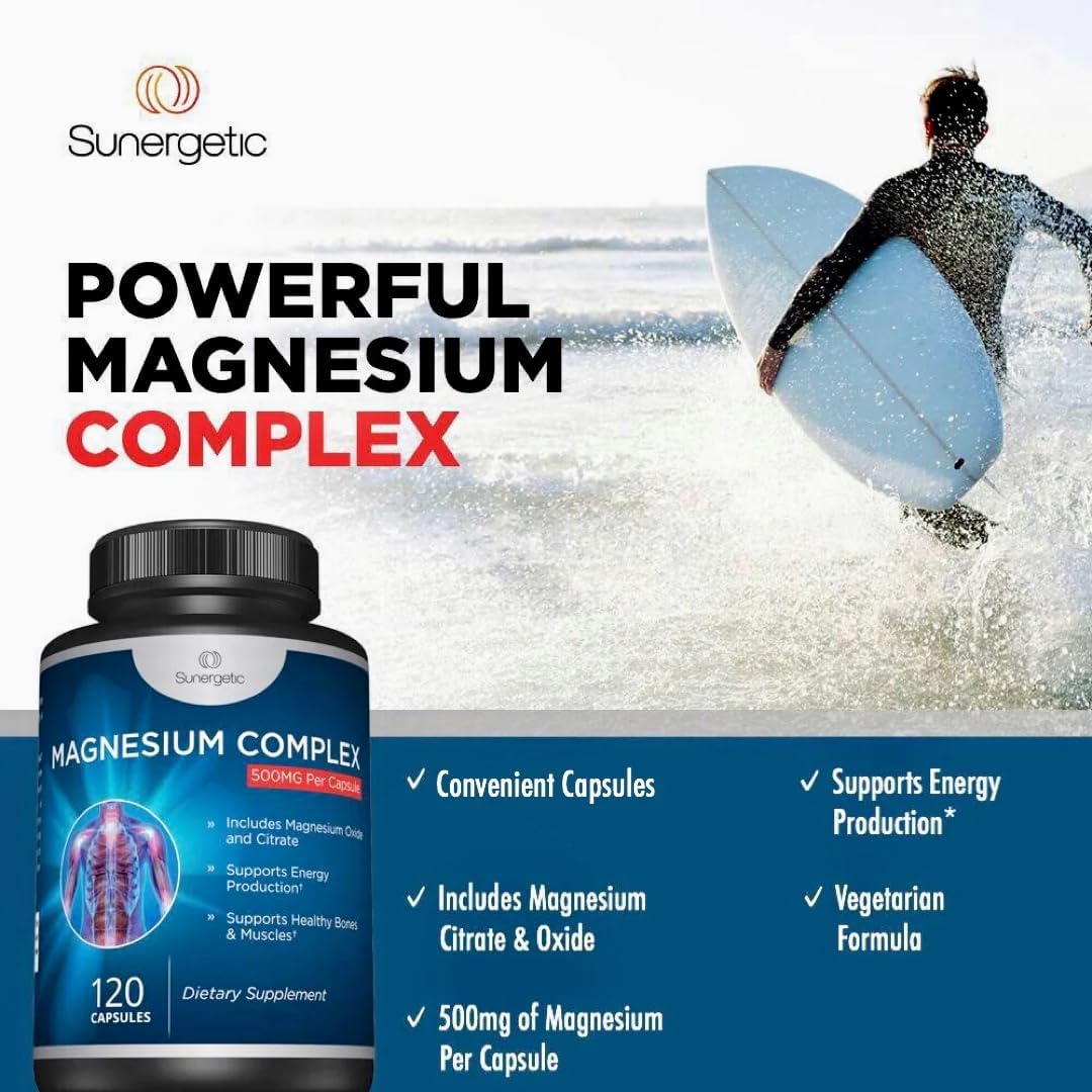 Premium Magnesium Citrate Capsules –120 Capsules