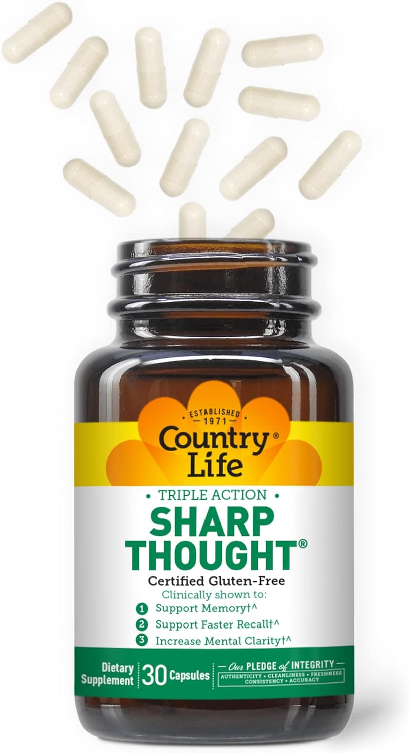 Country Life Sharp Thought 30 Capsules