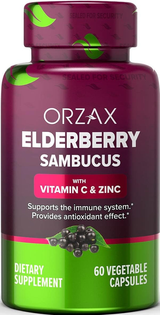 ORZAX Elderberry Capsules -60 Capsules