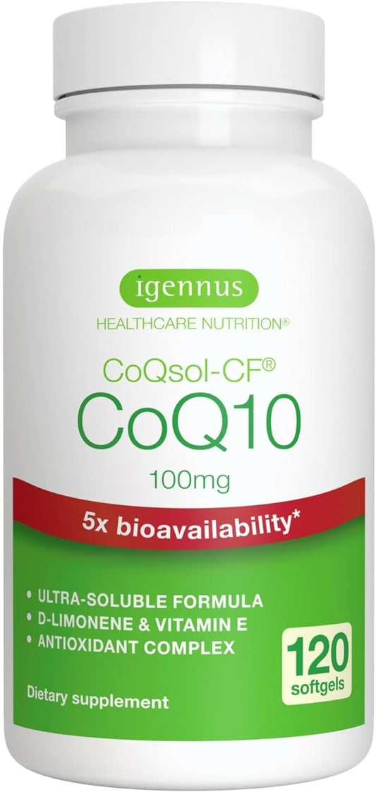 Advanced CoQ10 with CoQsol-CF Delivery System,120 Softgels