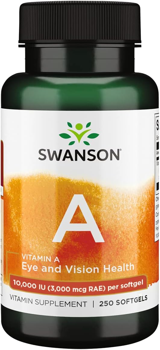 Swanson Vitamin A High Absorption Vitamin A 250 Softgels