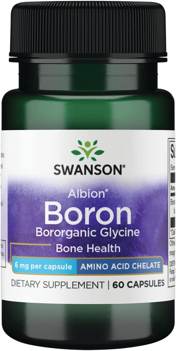 Swanson Boron from Albion - Boroganic Glycine  Joint Health & Bone Health 60 count