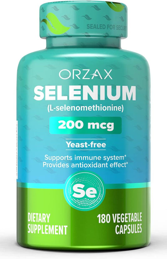 ORZAX Selenium 200mcg Capsules-180 count