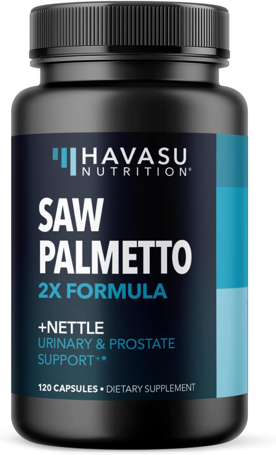 Saw Palmetto Prostate Supplement for Men Enhanced with Stinging Nettle Extract for 2X Formula  120 count