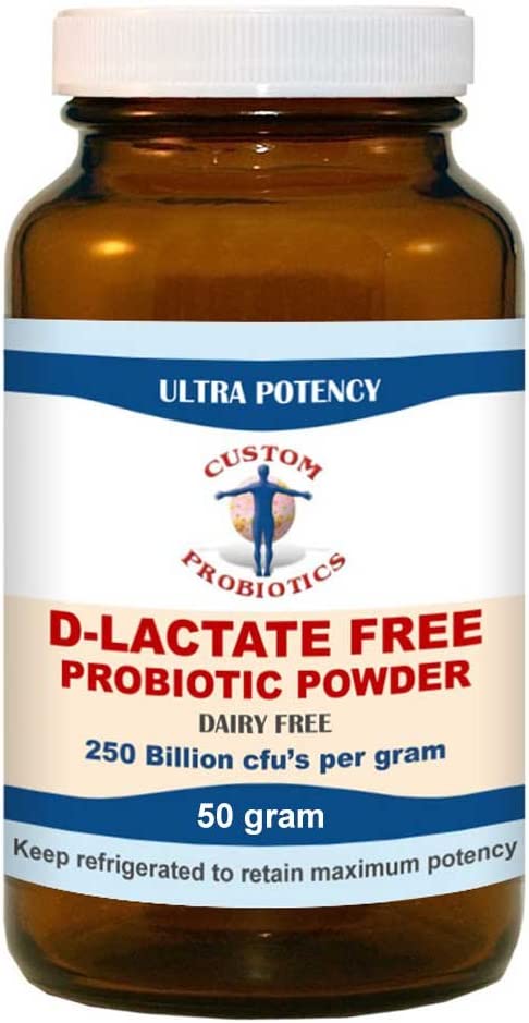 D-Lactate Free Probiotics - 50g - Custom Probiotics