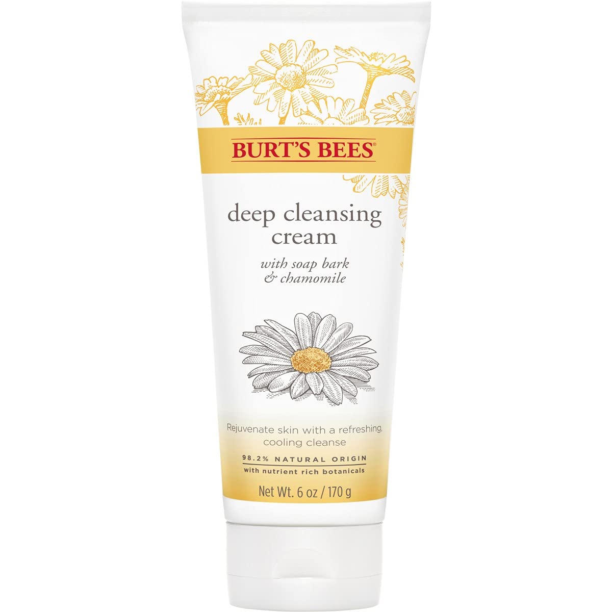 Burt's Bees Face Wash, Deep Facial Cleansing Cream,Pack of 3