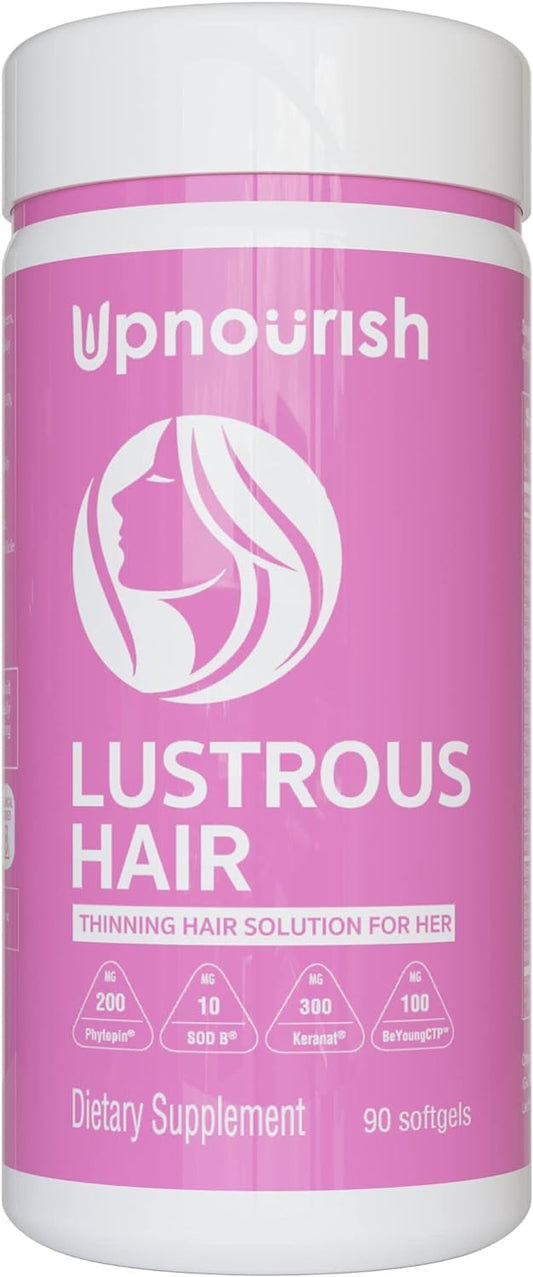 UpNourish Hair Growth Vitamins for Women 90 ct