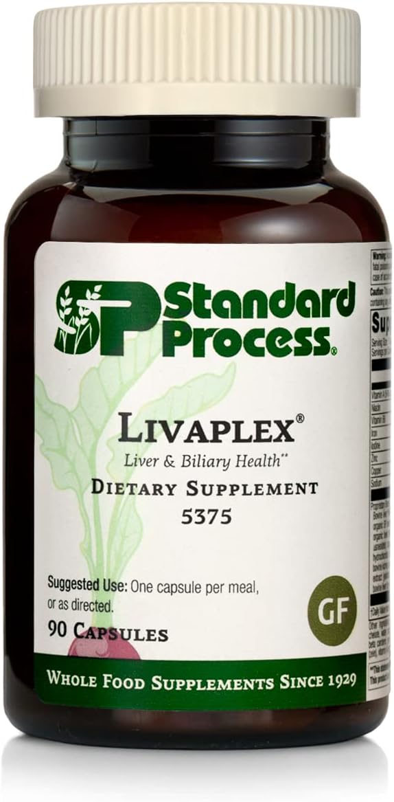 Standard Process Livaplex - Liver Health Support Supplement- 90 Capsules