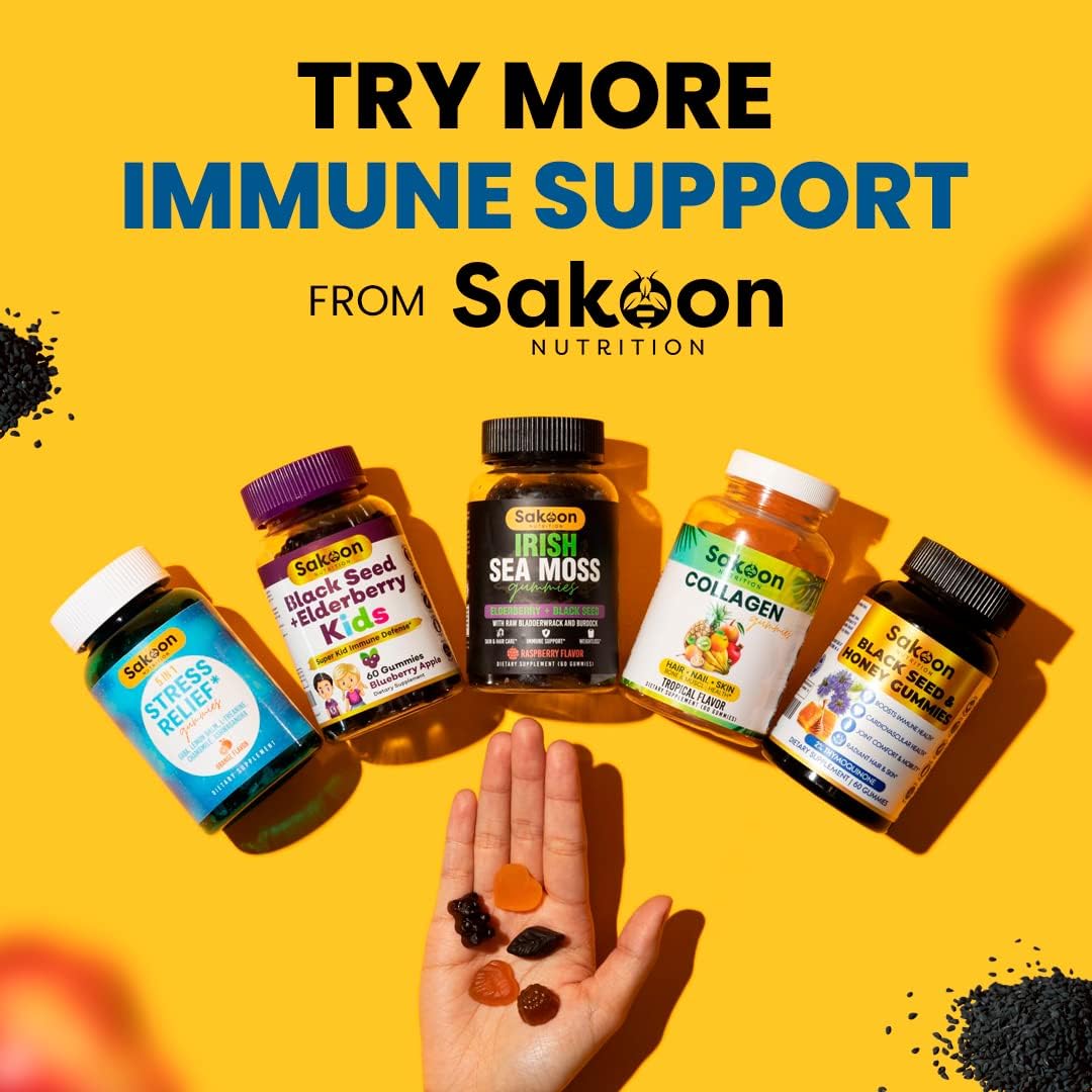 Sakoon nutrition Black Seed Oil & Honey 60 Gummies